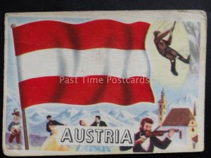 No.24 AUSTRIA Flags of The World - A.& B.C. Gum 1959