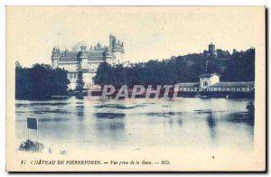 Old Postcard Chateau de Pierrefonds shooting Station