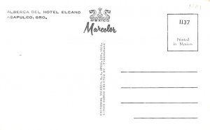 Alberca Del Hotel Elcano Acapulco Mexico Tarjeta Postal Unused 