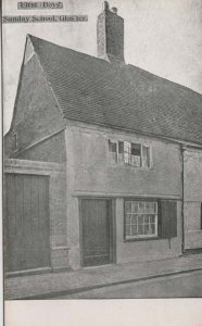 First Boys Christian Religious Sunday School Gloucester Antique Postcard