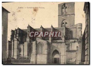 Old Postcard Lodeve Cathedrale Saint Fulcran