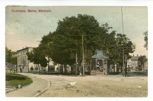 VT - Barre. The Common ca 1908  (chips)