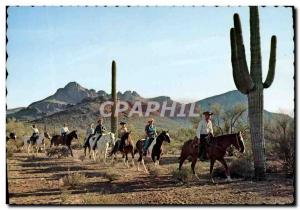 Modern Postcard Wild West Cowboy Arizona Riders on the street