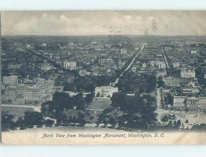 Pre-1907 LOOKING NORTH FROM THE MONUMENT Washington DC F9643