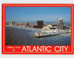 Postcard Aerial View Of Atlantic City, New Jersey