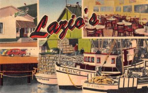 Eureka California Lazio's Sea Foods Vintage Postcard AA40696