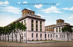 Colorado Denver U S Customs House and Broadway