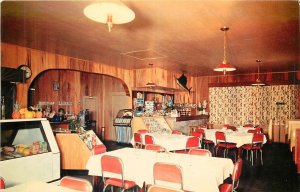 1950s Carrabelle Florida Harry's White Kitchen interior  Cline Postcard 26-231