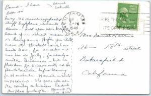 RPPC  SAN JOSE PURUA, Michoacan Mexico   HOTEL BALNEARIO SPA  1948  Postcard 