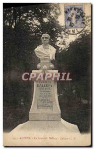 Old Postcard Amiens Statue Dallery