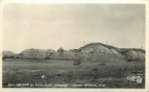 Baldwin View Dickinson 1920s Medora North Dakota RPPC real photo 295