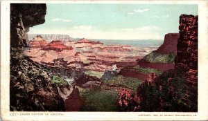 Beautiful Scenic View Grand Canyon Arizona AZ Copyright 1900 Postcard Unused UDB 