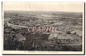 Old Postcard Sancerre Viaduct and the Valley of the Loire
