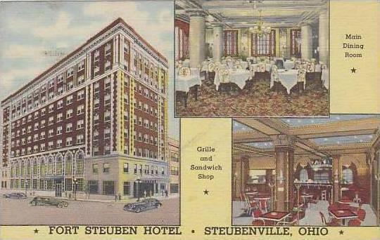 Ohio Steubrnville Fort Steuben Hotel