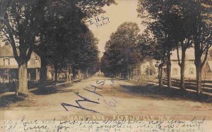 Maple Avenue Ellenville New York 1907 RPPC Real Photo postcard