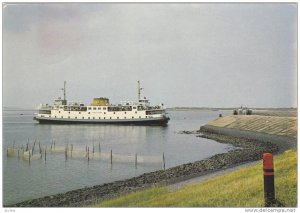 Arrival of Boat, Greetings From The Island of Texel, Noord-Holland, Netherlan...