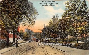 North Main Street from Library looking East - Attleboro, Massachusetts MA