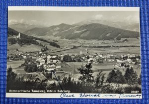 Vintage Sommerfrische Tamsweg Salzburg Austria United Kingdom RPPC Postcard