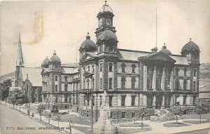 Wheeling West Virginia 1908 Postcard City Building