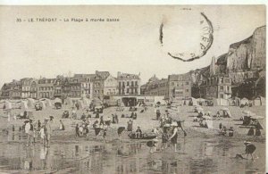 France Postcard - Le Treport - La Plage a Maree Basse - TZ11705