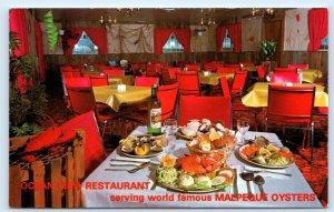 Ocean View seafood Restaurant interior Prince Edward Island Canada  Postcard