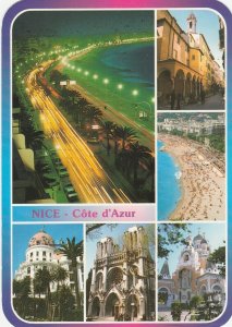 NICE, COTE D'AZUR, France - Vintage POSTCARD