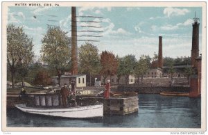 ERIE, Pennsylvania; Water Works, PU-1919