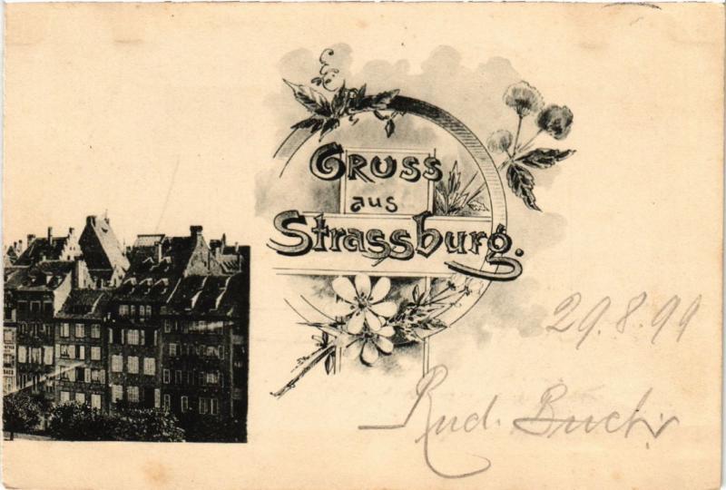 CPA AK Gruss aus STRASSBURG (490106)