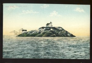 Nahant, Massachusetts/MA/Mass Postcard, Egg Rock Lighthouse/Light