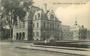 New Hampshire Concord Post Office City Hall Merriden Gravure Postcard 22-887