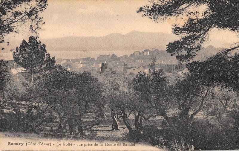 BF10318 sanary la golfe vue prise de la route de bandol france      France