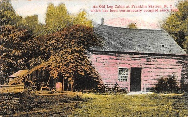 Old Log Cabin in Franklin, New York