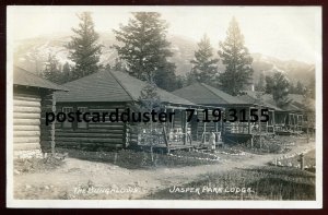 h2670 - JASPER PARK Alberta 1930s Lodge Bungalows. Real Photo PC by Slark