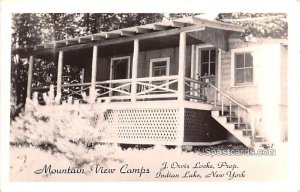 Mountain View Camps - Indian Lake, New York NY Postcard