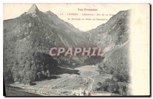Old Postcard The Pyrenees Luchon Hospice Pico Pique and Montee Port of Venasque