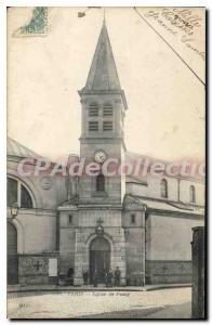 Postcard Old Church Paris De Passy