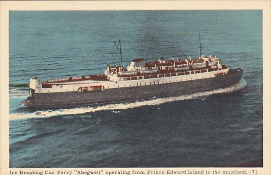 Canada M V Abegweit Car Ferry Operating Prince Edward Island to Mainland