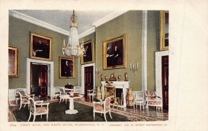 WASHINGTON DC~THE WHITE HOUSE-EXTERIOR + INTERIORS~LOT OF 6 1900s POSTCARDS