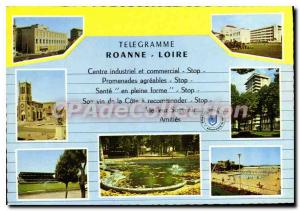 Modern Postcard Roanne Industrial and Commercial Center Stop Stop pleasant walks