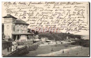 Pornic Old Postcard Beach and the casino Gourmelon