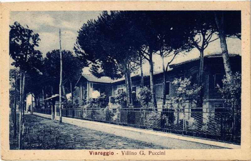 CPA VIAREGGIO Villino G. Puccini . ITALY (468220)