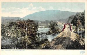 HUNTINGTON, MA Massachusetts  RAILROAD BRIDGE~TRACKS   Hamphsire Co   c1920's