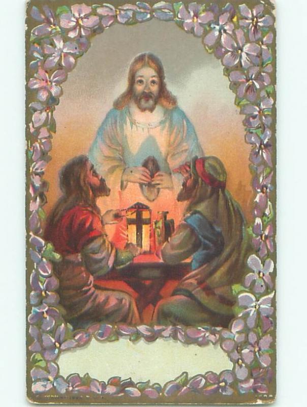 Divided-Back RELIGIOUS SCENE Christianity Postcard AB0155