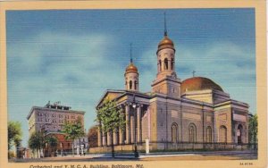 Maryland Baltimore Cathedral and Y M C A Building Curteich