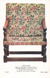17th Century English Arm-Chair Postcard from Victoria and Albert Museum