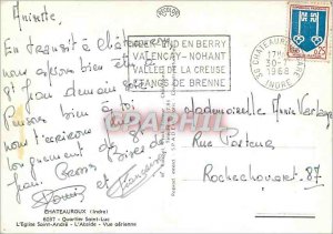Modern Postcard Chateauroux Indre Quarter
