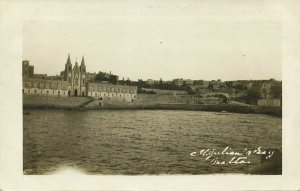 malta, SAINT JULIAN'S, Bay Scene (1925) RPPC Postcard