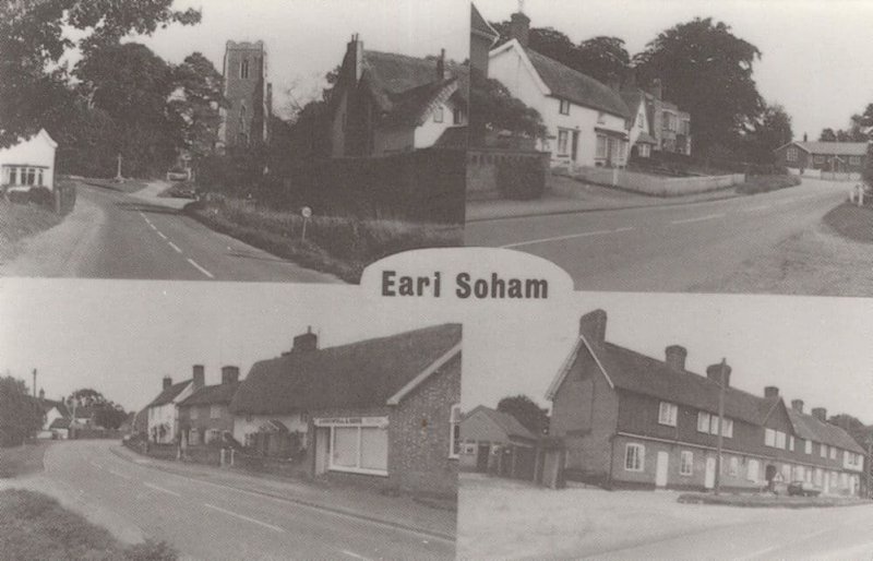 Earl Soham Framlingham Suffolk Postcard