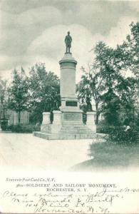 New York Rochester Soldiers and Sailors Monument 1905