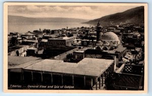 TIBERIAS General View & Sea of Galilee ISRAEL Postcard